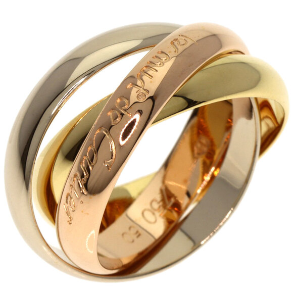 CARTIER 18k Gold Trinity Ring #50 - Picture 2 of 5